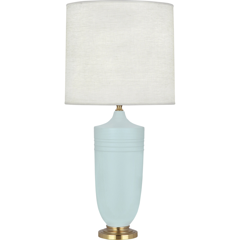 Matte Sky Blue Michael Berman Hadrian Table Lamp