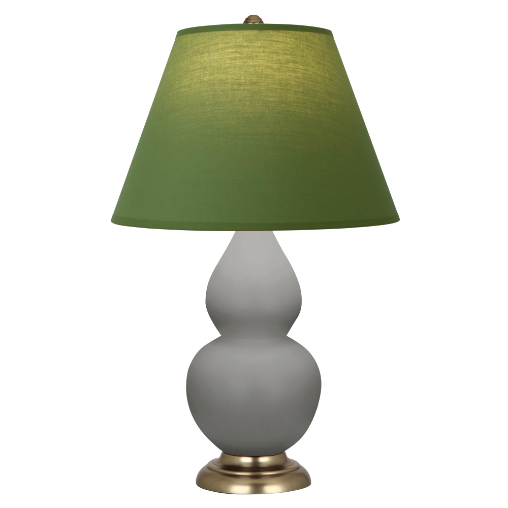 Matte Smokey Taupe Small Double Gourd Accent Lamp