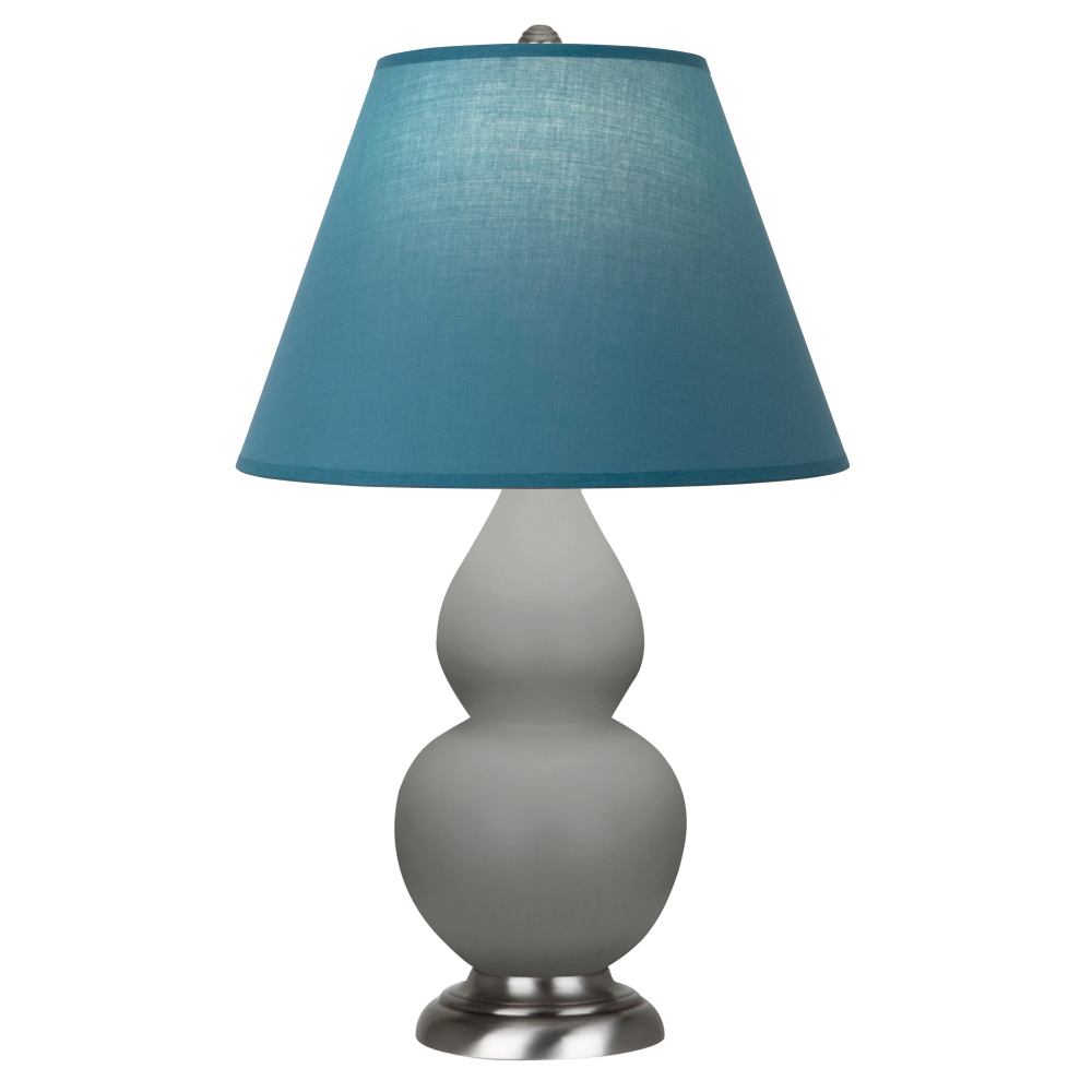 Matte Smokey Taupe Small Double Gourd Accent Lamp