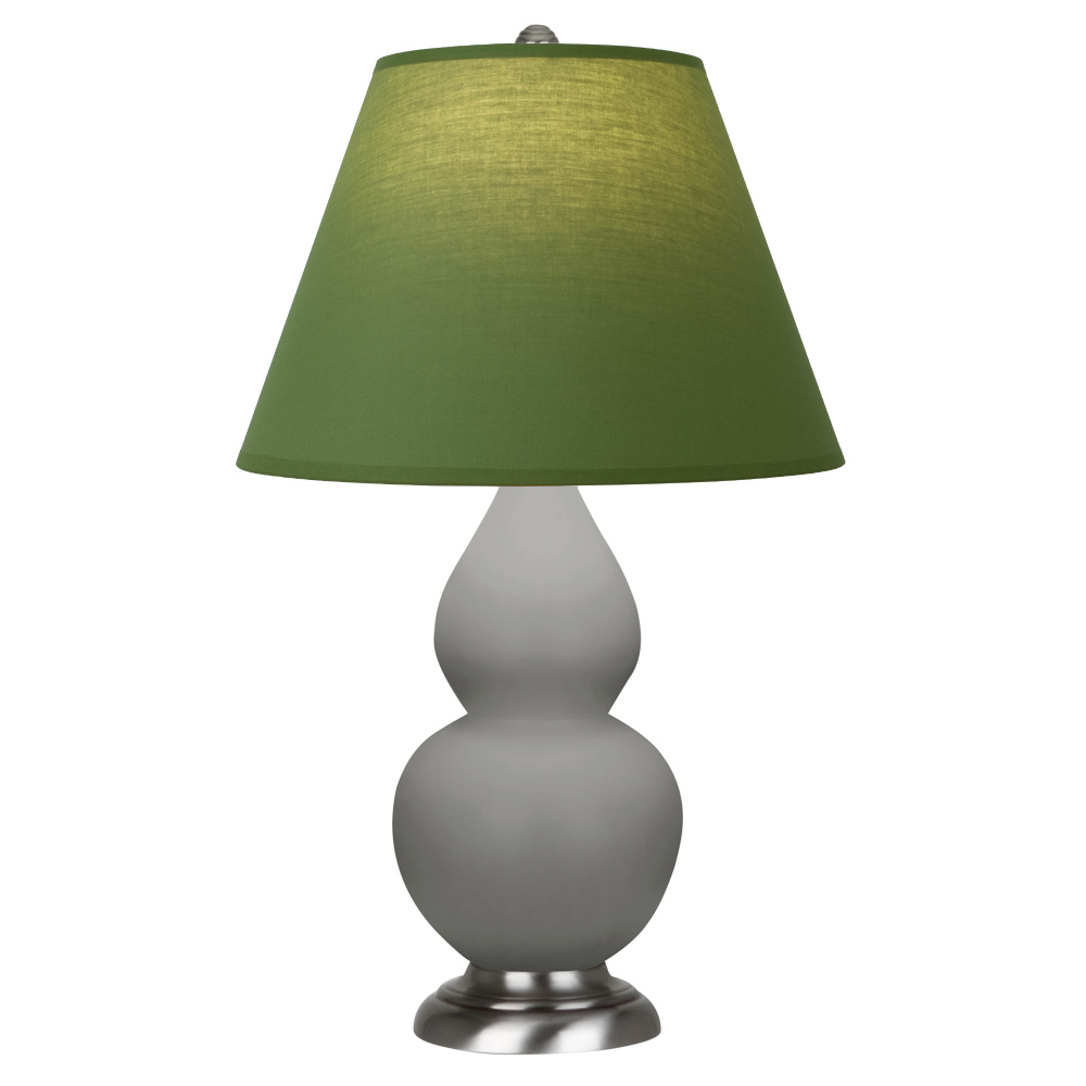 Matte Smokey Taupe Small Double Gourd Accent Lamp