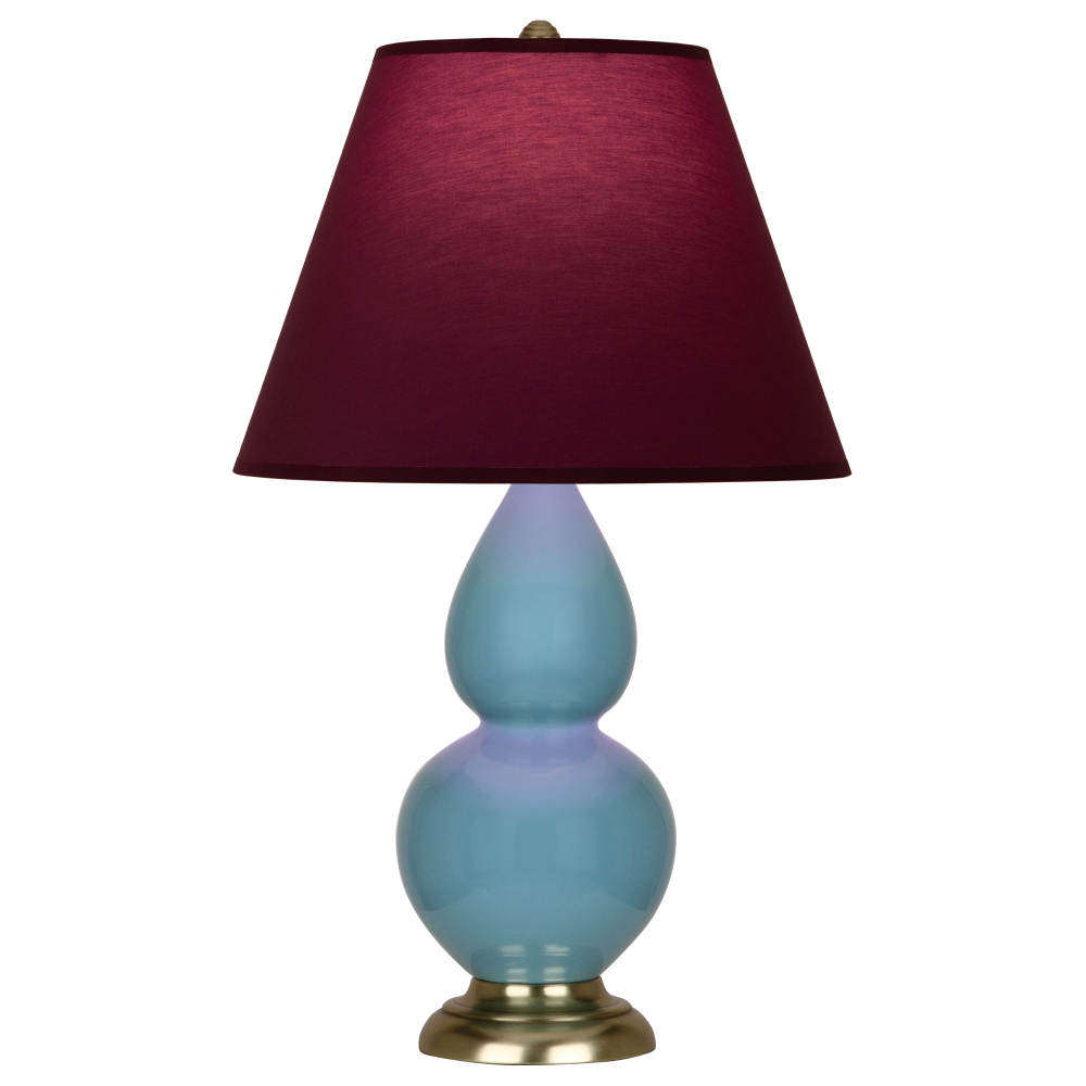 Steel Blue Small Double Gourd Accent Lamp