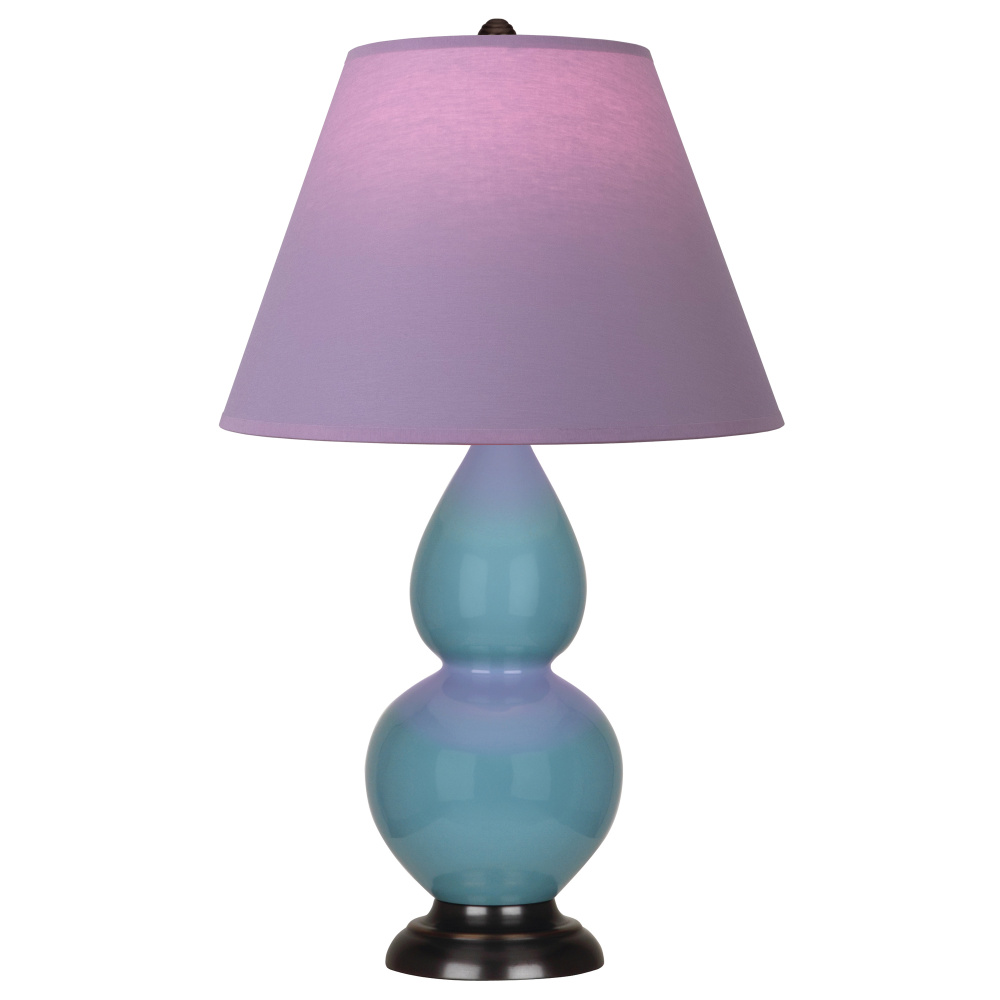 Steel Blue Small Double Gourd Accent Lamp