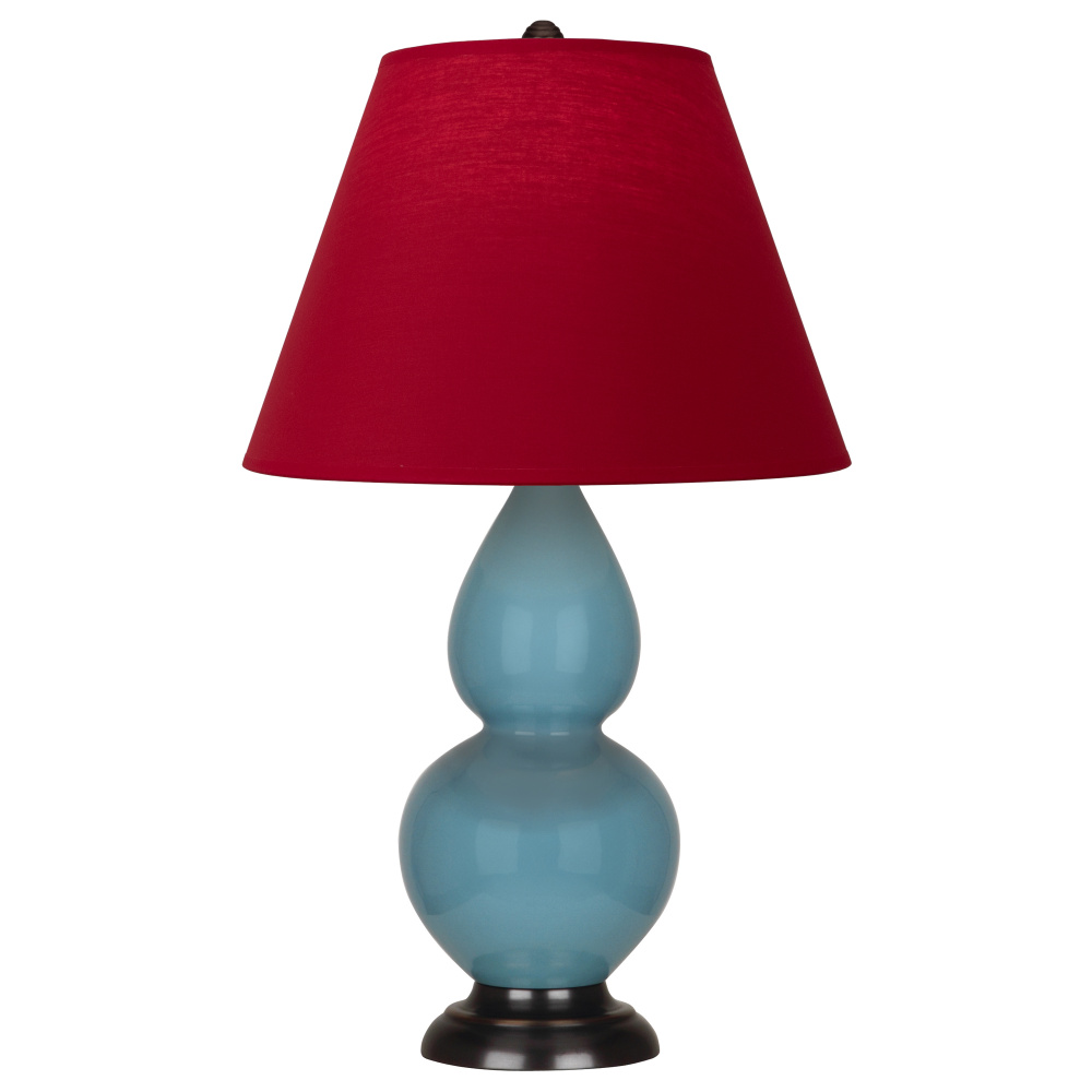 Steel Blue Small Double Gourd Accent Lamp