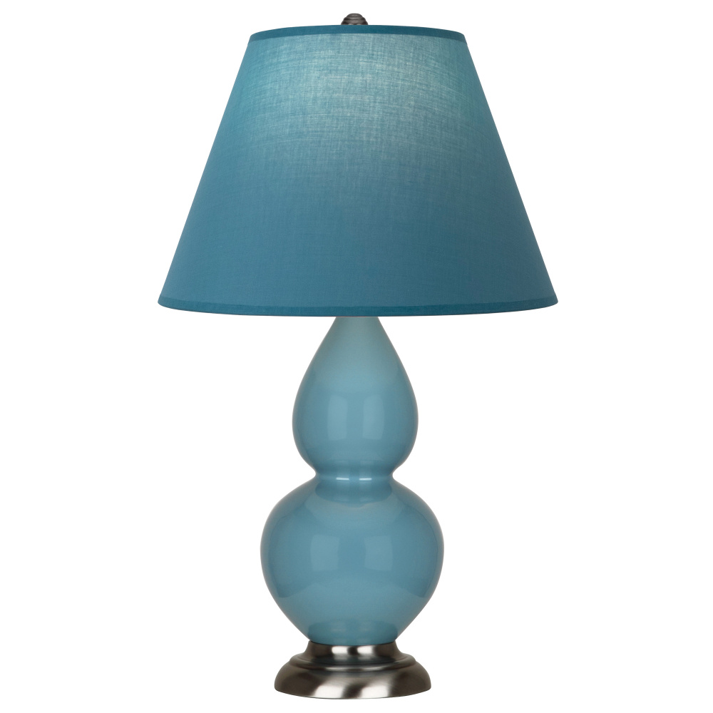 Steel Blue Small Double Gourd Accent Lamp