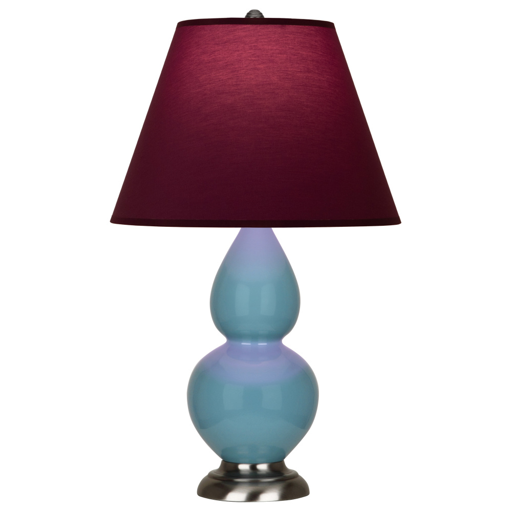 Steel Blue Small Double Gourd Accent Lamp