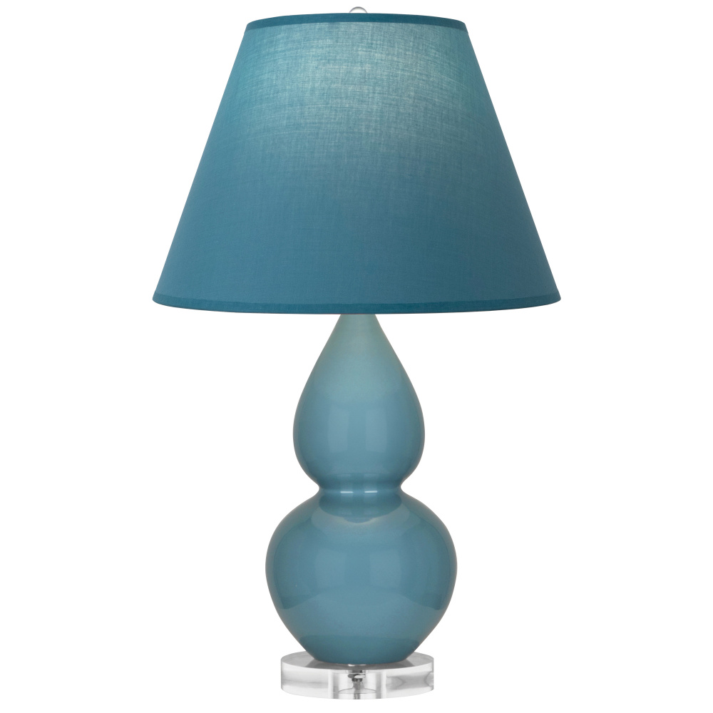 Steel Blue Small Double Gourd Accent Lamp