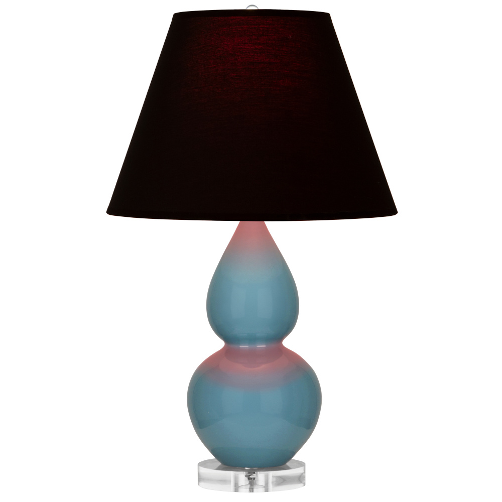 Steel Blue Small Double Gourd Accent Lamp