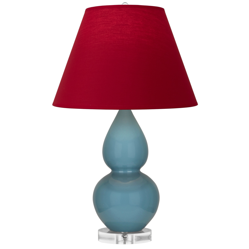 Steel Blue Small Double Gourd Accent Lamp