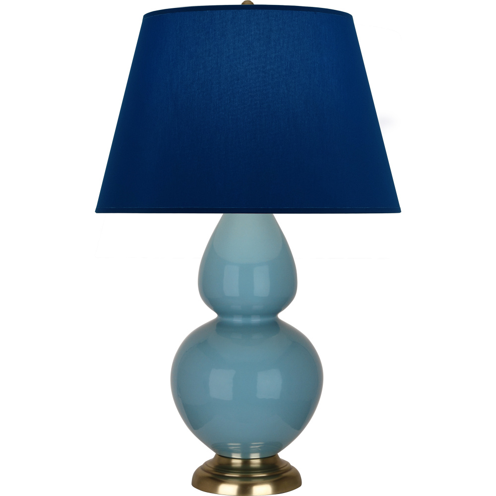 Steel Blue Double Gourd Table Lamp