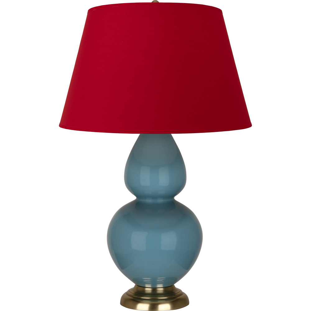 Steel Blue Double Gourd Table Lamp