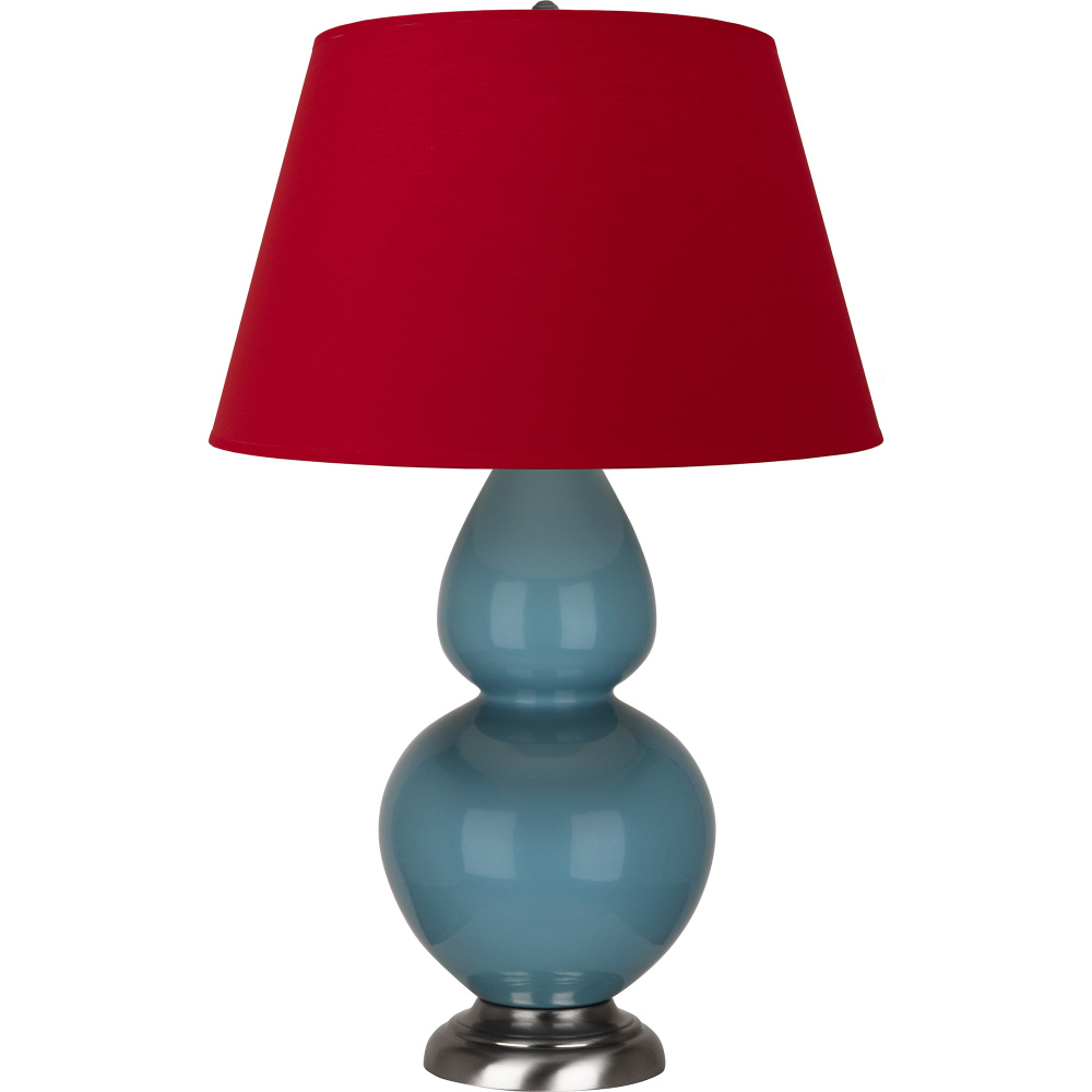 Steel Blue Double Gourd Table Lamp