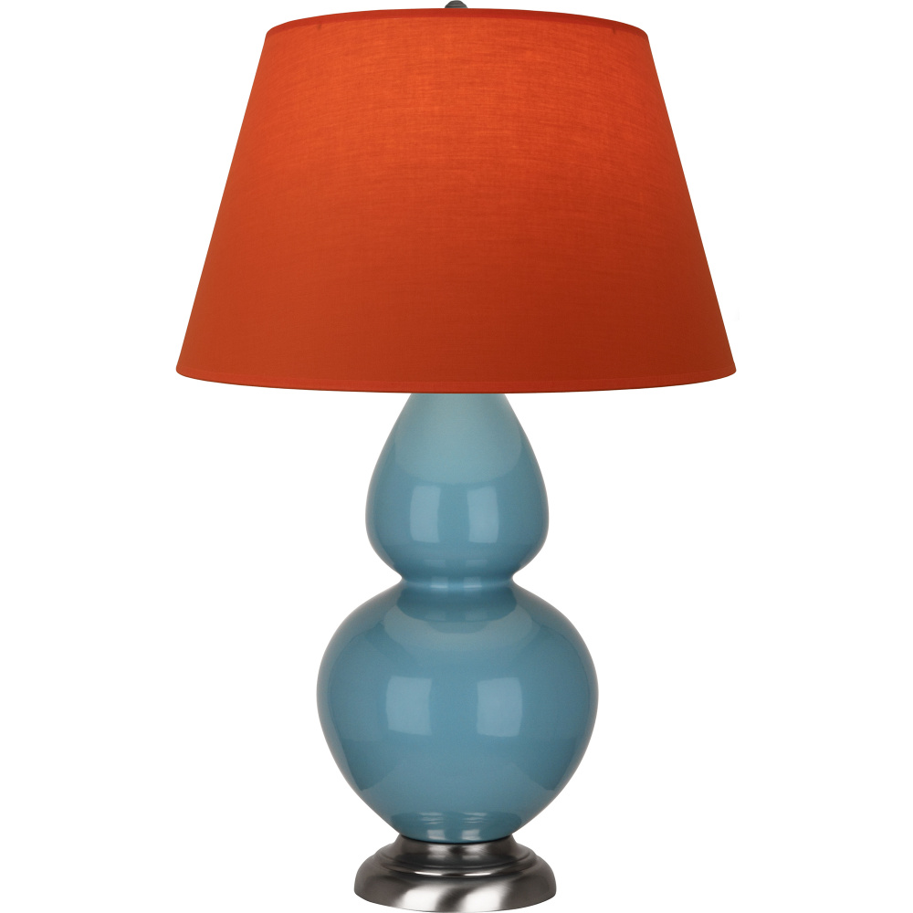 Steel Blue Double Gourd Table Lamp