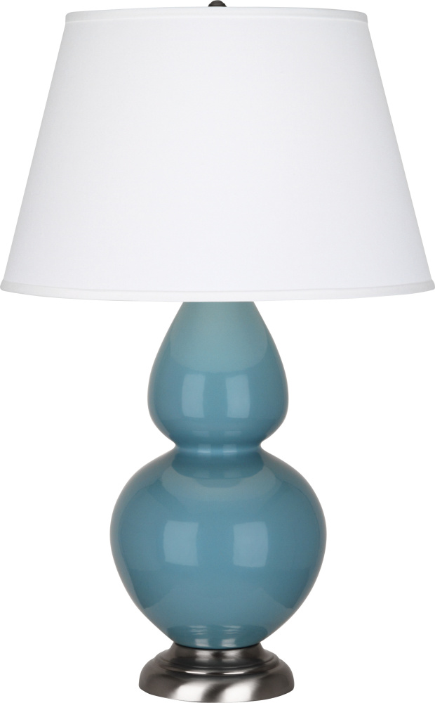 Steel Blue Double Gourd Table Lamp