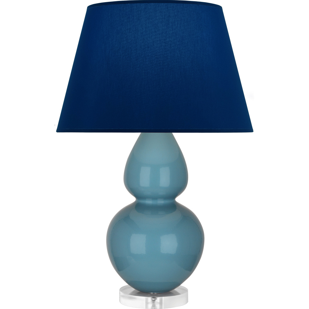Steel Blue Double Gourd Table Lamp