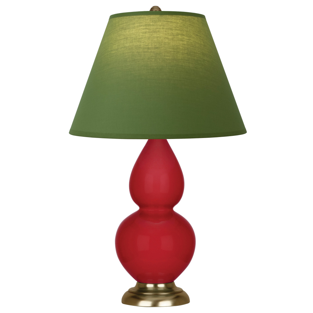 Ruby Red Small Double Gourd Accent Lamp