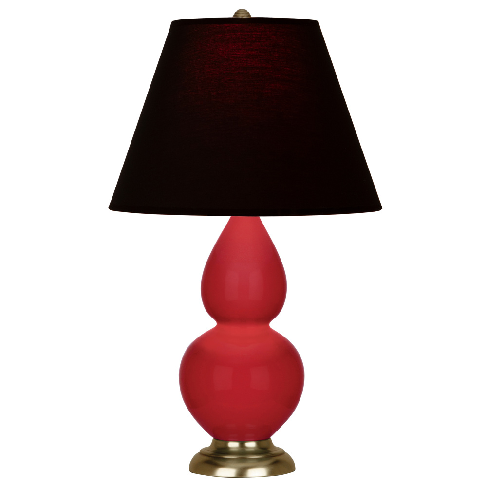 Ruby Red Small Double Gourd Accent Lamp