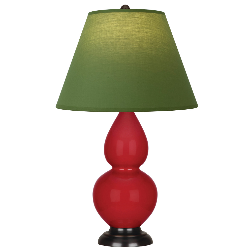 Ruby Red Small Double Gourd Accent Lamp