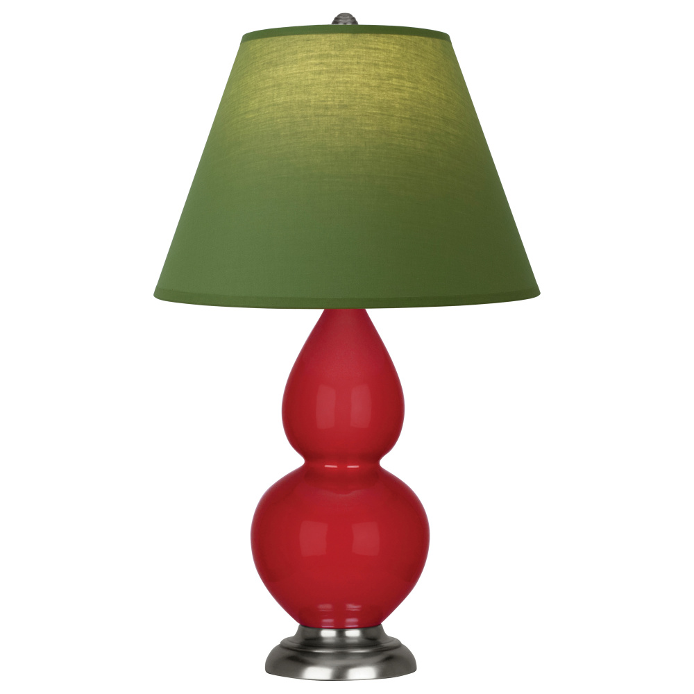 Ruby Red Small Double Gourd Accent Lamp