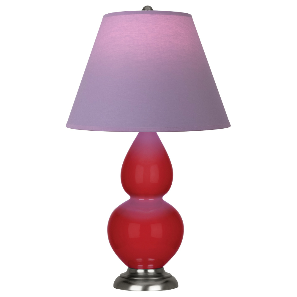 Ruby Red Small Double Gourd Accent Lamp