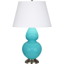 Robert Abbey 1741X - Egg Blue Double Gourd Table Lamp