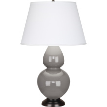 Robert Abbey 1749X - Smokey Taupe Double Gourd Table Lamp