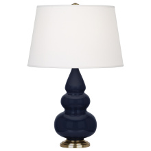 Robert Abbey MB30X - Midnight Small Triple Gourd Accent Lamp