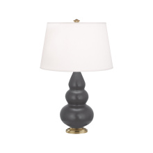 Robert Abbey MCR30 - Matte Ash Small Triple Gourd Accent Lamp