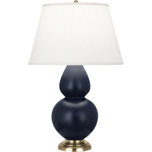 Robert Abbey MMB55 - Matte Midnight Blue Double Gourd Table Lamp