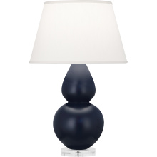 Robert Abbey MMB62 - Matte Midnight Blue Double Gourd Table Lamp