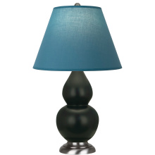 Robert Abbey MOS12B - Matte Obsidian Small Double Gourd Accent Lamp