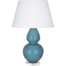 Robert Abbey OB23X - Steel Blue Double Gourd Table Lamp