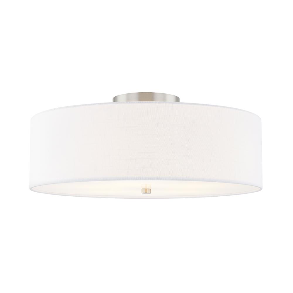 Classic 24&#34; Drum Semi-Flush