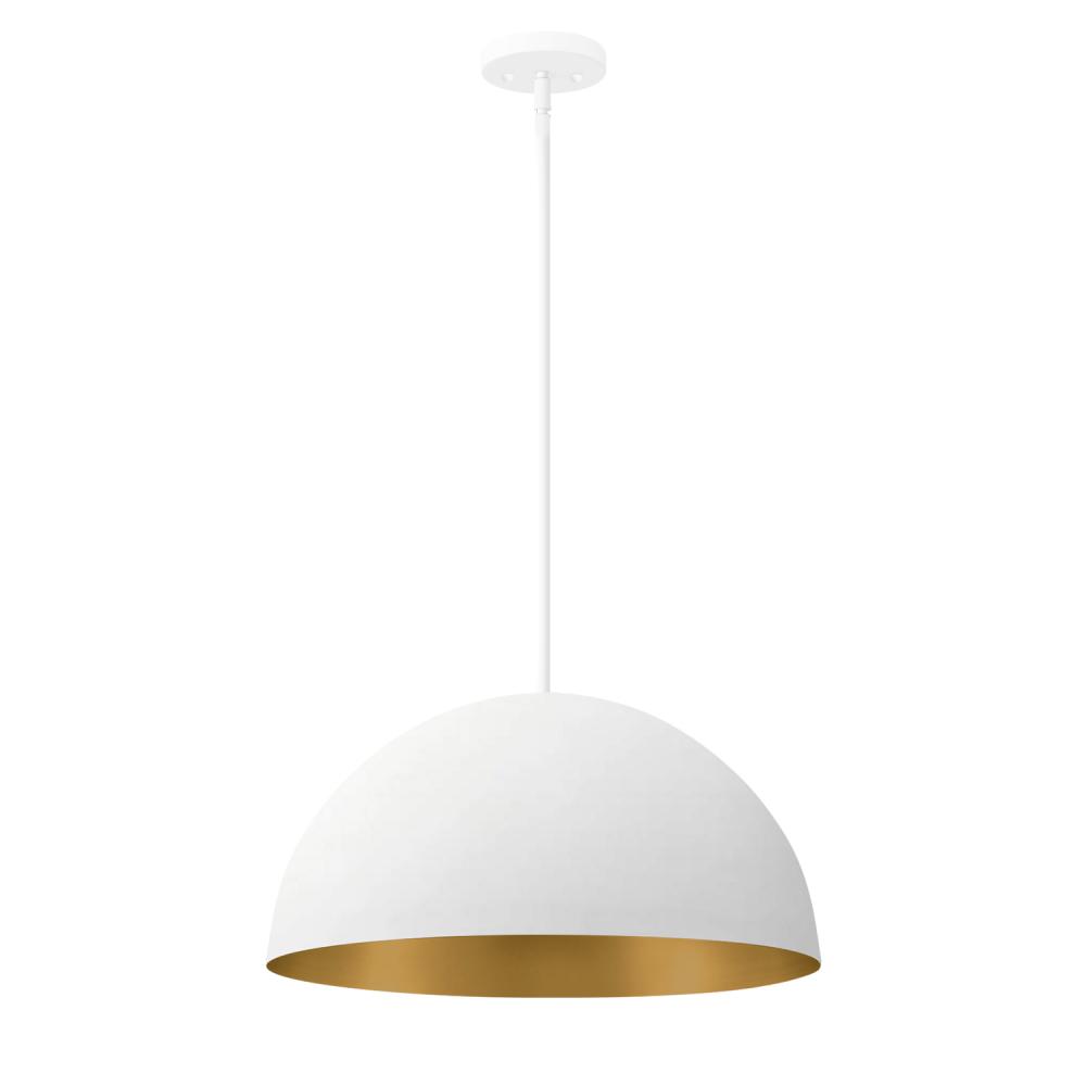 Elias 18&#34; 3-Light Dome Pendant