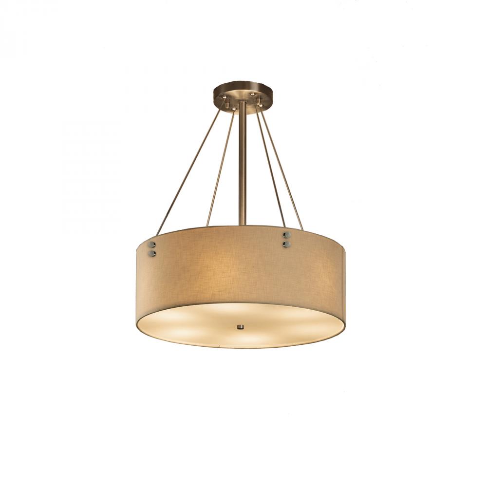 Finials 18&#34; LED Drum Pendant