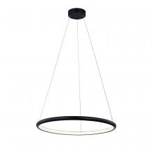 Justice Design Group NSH-4482-MBLK - Circola 25” LED Ring Pendant
