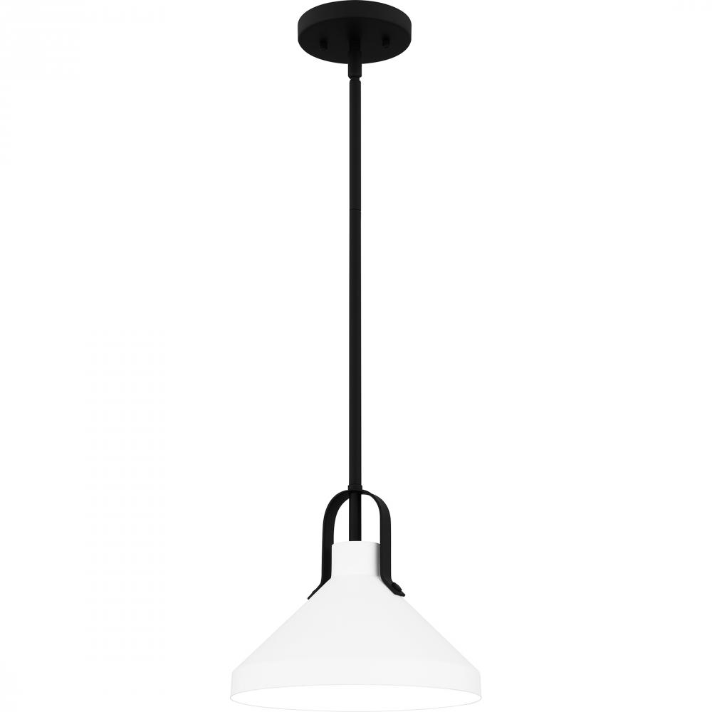 Brink 1-Light Matte Black Pendant Light