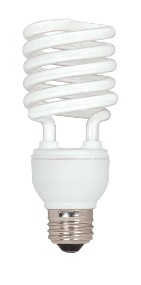 26 Watt; Mini Spiral Compact Fluorescent; 5000K; 82 CRI; Medium base; 120 Volt