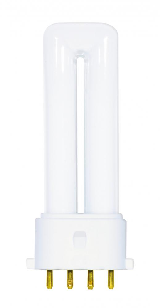 5 Watt; pin-based Compact Fluorescent; 4100K; 82 CRI; 2G7 base