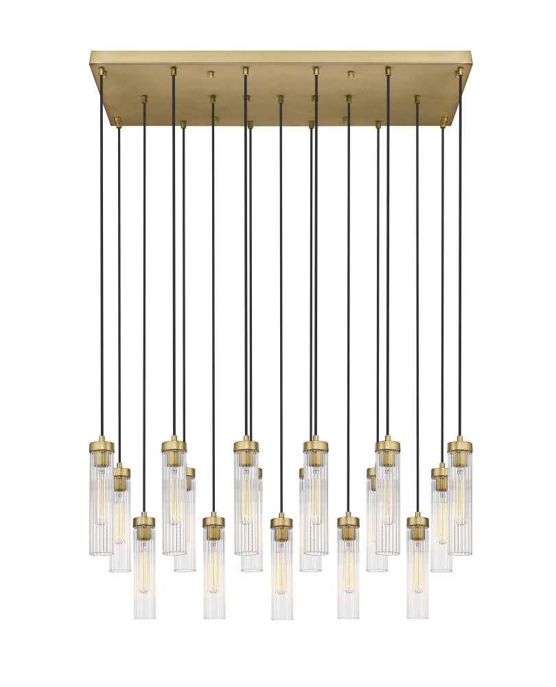 17 Light Linear Chandelier