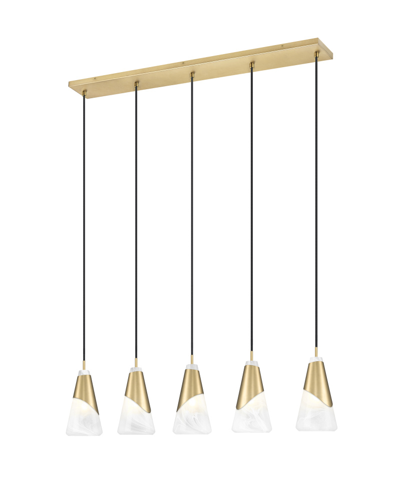 5 Light Linear Chandelier