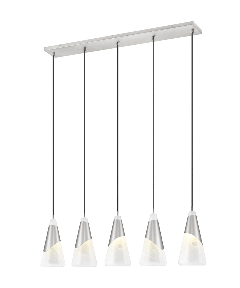 5 Light Linear Chandelier