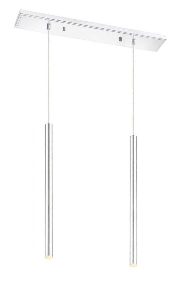 2 Light Linear Chandelier