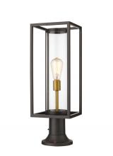 Z-Lite 584PHMR-553PM-DBZ - 1 Light Outdoor Pier Mounted Fixture