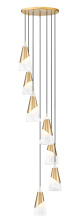 Z-Lite 828P6-7R-MGLD - 7 Light Chandelier