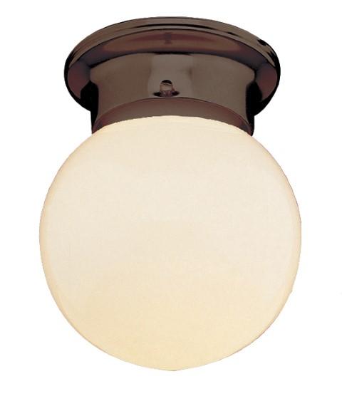 1LT FLUSH- 6&#34;&#34; GLOBE- OPAL