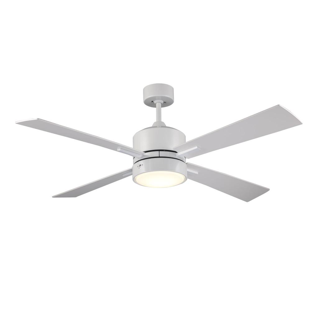 4 BLADE-52&#34; LED FAN-WC6 INCLUD-1/2&#34; ROD