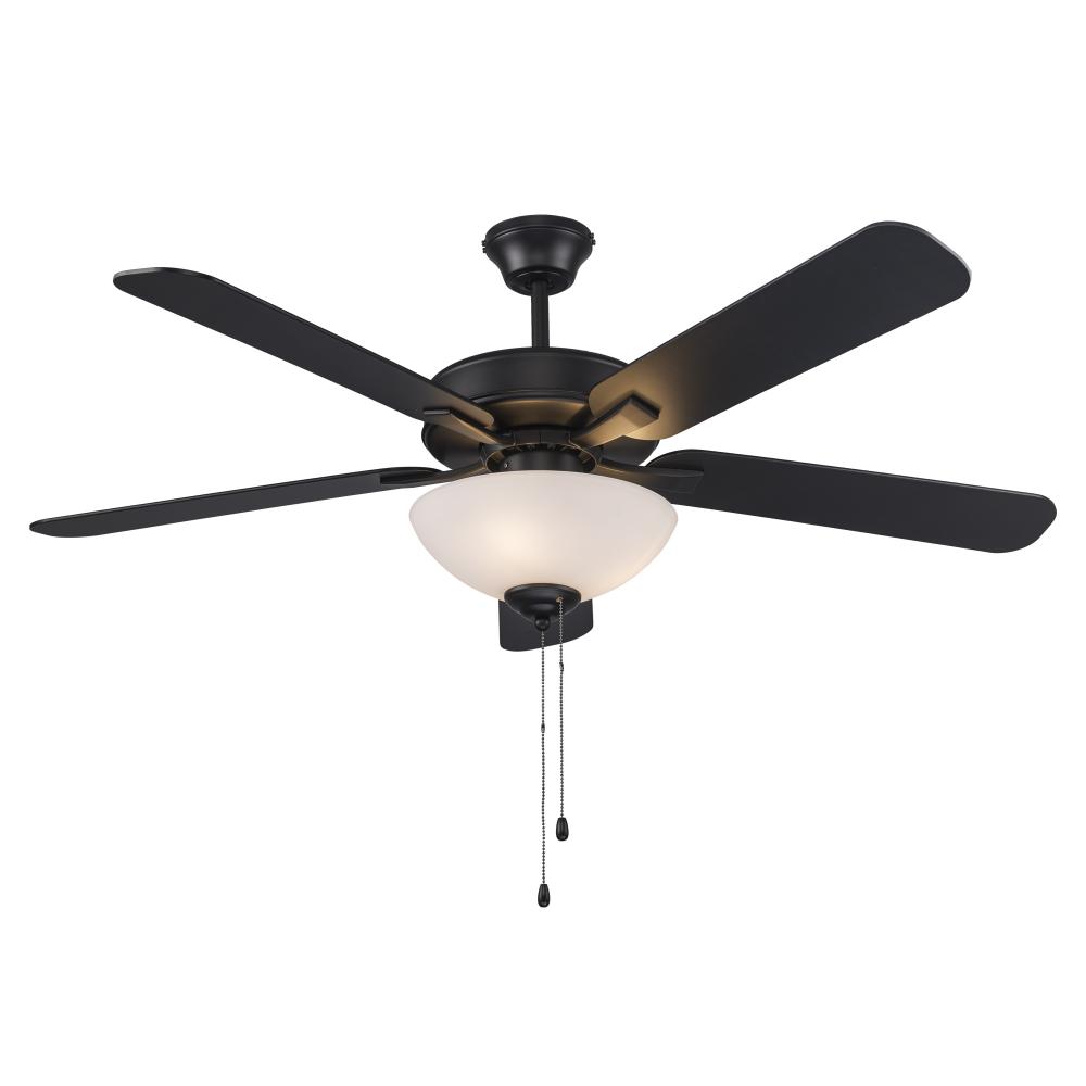52&#34; FAN-2LT-5 BLADE-WH FROST-3/4&#34; DR