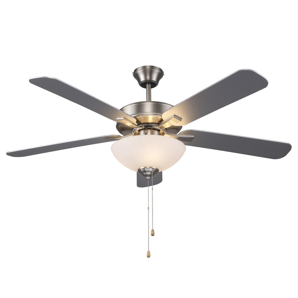 52&#34; FAN-2LT-5 BLADE-WH FROST-3/4&#34; DR