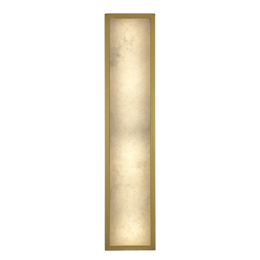 22&#39; ALABASTER SQUARE SCONCE-AG