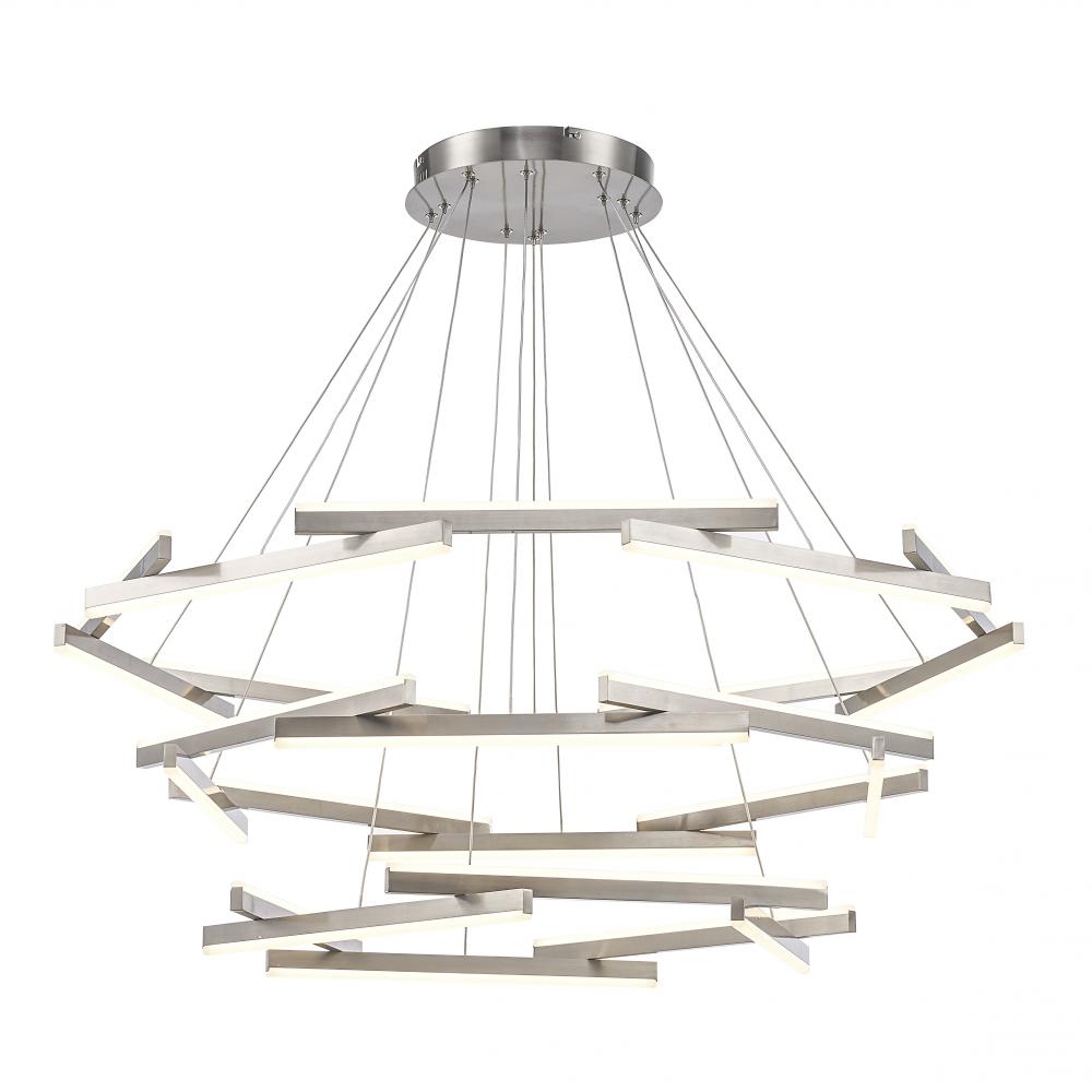 LED PENDANT 24 RODS 162W-BN